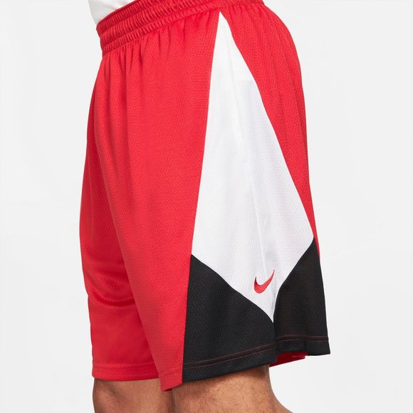 Nike Mens Dri-FIT Rival 9'' Basketball Shorts CV1923-657 Red/Black/White Size XL - Picture 3 of 6
